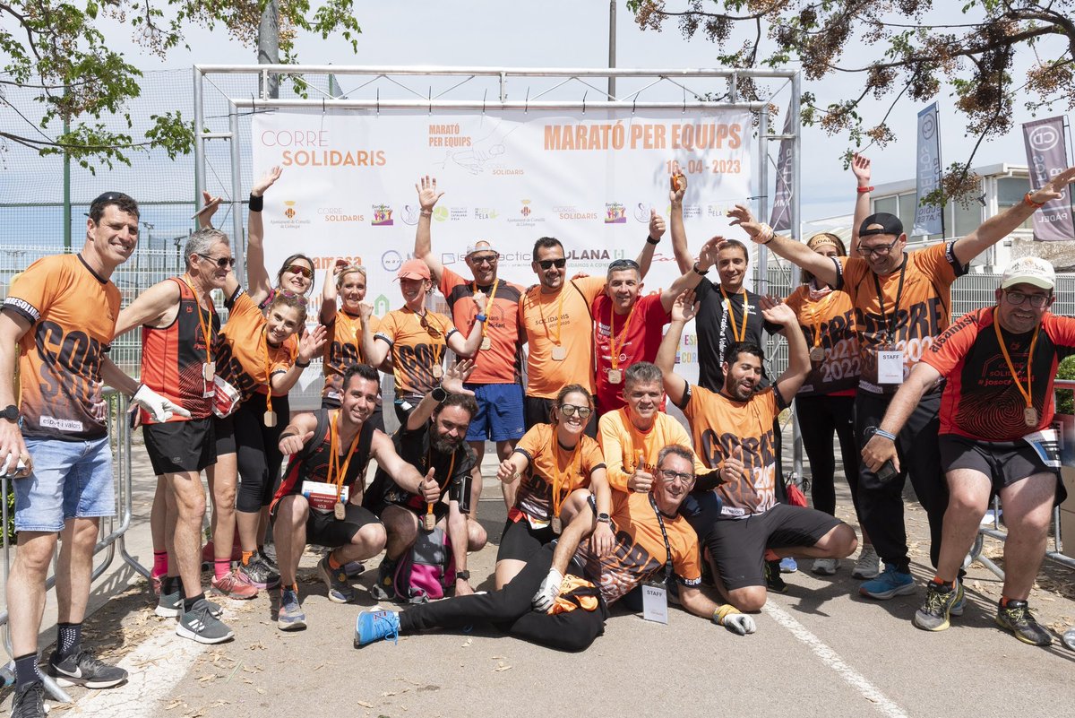 corre_solidaris's tweet photo. Agradecer a los 1600 participantes en #Maratódequips #Caminada
por poner su granito de arena para una sociedad mejor:
3450 € para @fmiquelvalls
1050 € para #LIMFACALL
300kg de residuos recogidos.
@esportscornella @BcnVoluntaria
@corre_solidaris @MartiDerm
#Alsamasa https://t.co/6hv3P5fsBK