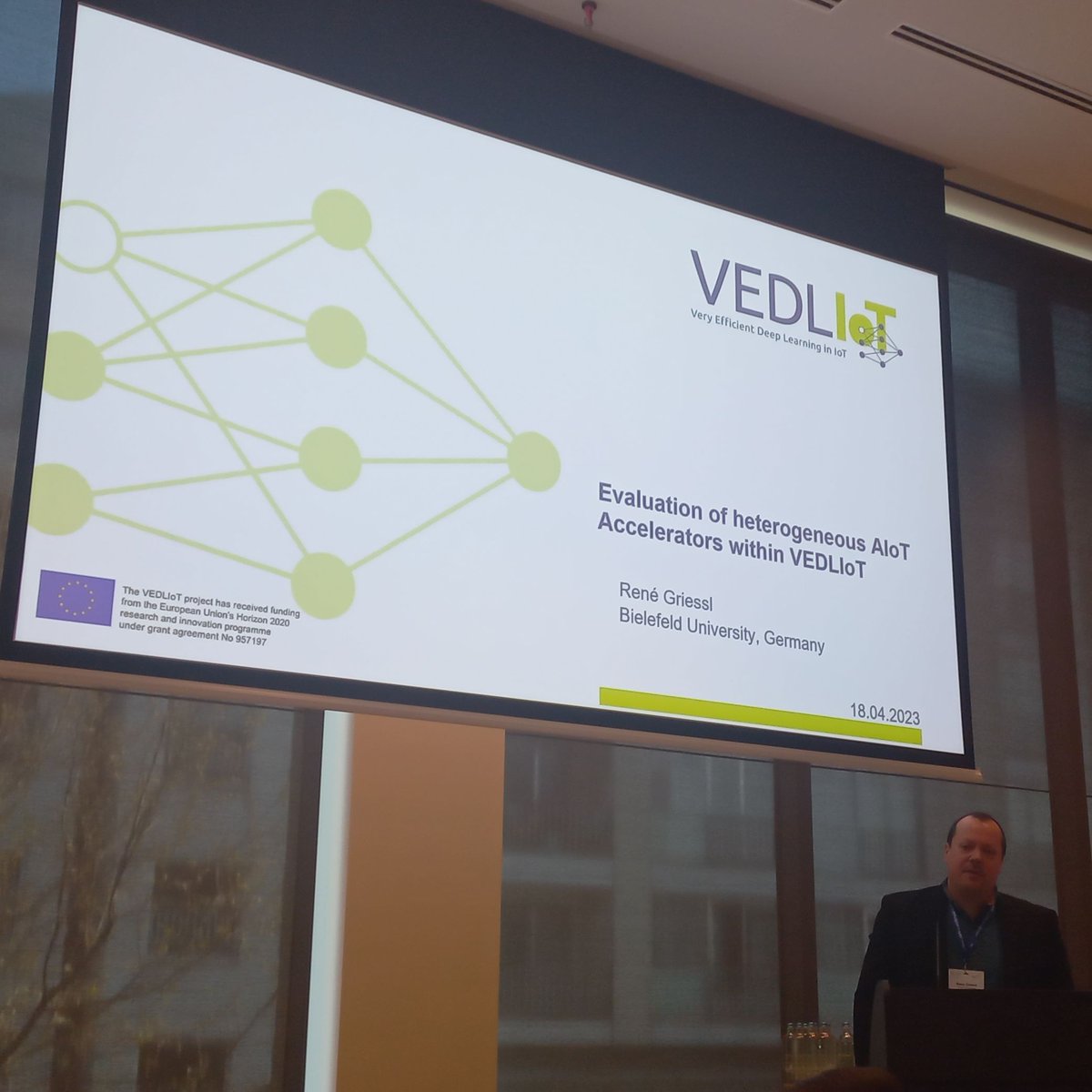 citec_agks's tweet photo. René presented "Evaluation of heterogeneous AIoT Accelerators within VEDLIoT" at #DATE23.
The work is a result of the @VEDLIoT project. https://t.co/4R8nvGyVtP