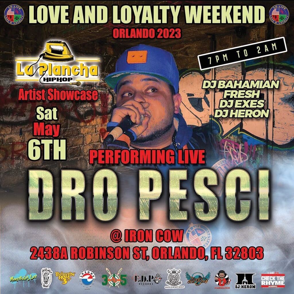 #Repost @lolifeorlando with @use.repost ・・・ As we are approaching Love and Loyalty weekend, let’s welcome @dropesci to the stage. It’s going to be an incredible night full of real Hip Hop in the city beautiful. We have added the link in our Bio, for … instagr.am/p/CrOQL9MMzoZ/