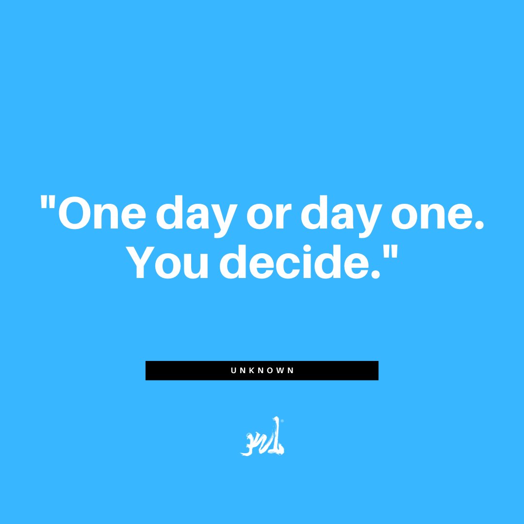 Kz1Team's tweet image. Daily motivation 🙌

"One day or day one. You decide." - Unknown

teamkz1.com

#dayone #KZ1 #TeamKZ1
