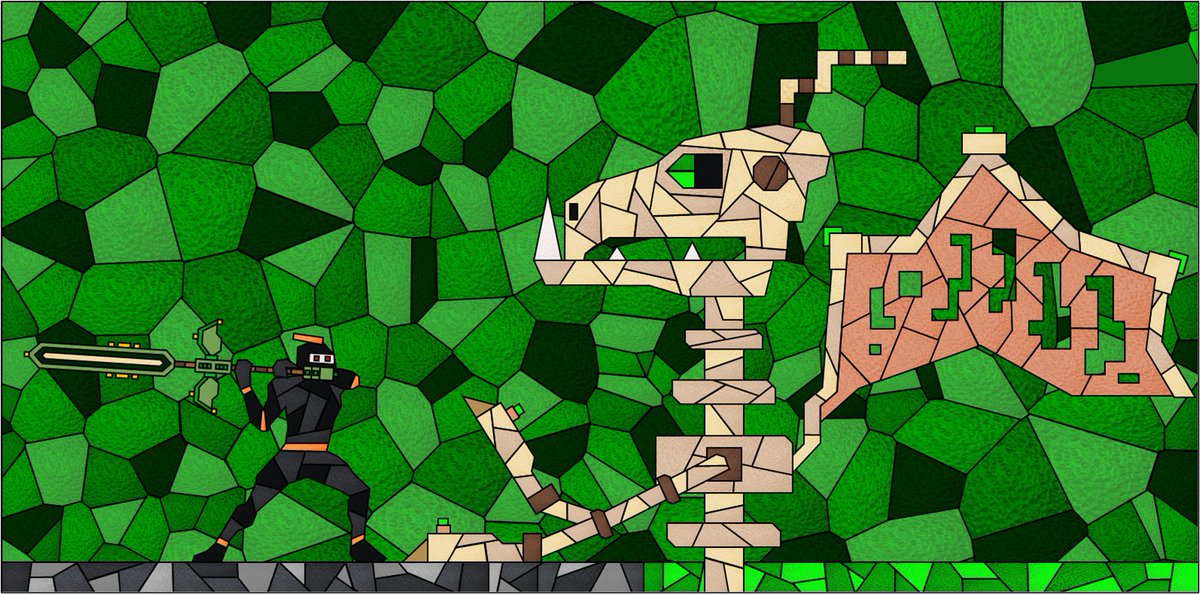 TheChonkyRabbit's tweet photo. @VoxiesNFT Fan art made of polygons for a game that uses the Polygon network
#DragonfestArt https://t.co/6zEX31QhaS