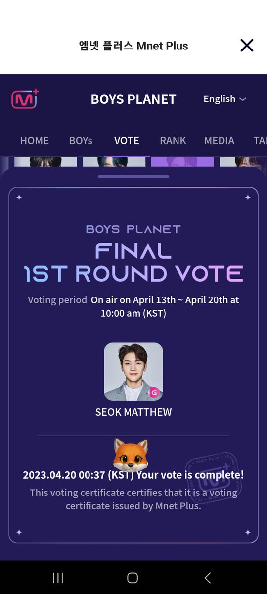 seokiebits's tweet photo. DONT FORGET TO VOTE #SEOKMATTHEW #Matthew1Pick https://t.co/FXEkxfFH2P