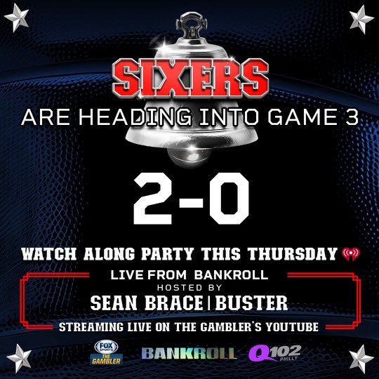 Sean_Brace's tweet photo. GAME 3…. @Bankrollphl!!!! BE THERE! https://t.co/w3espBgknj