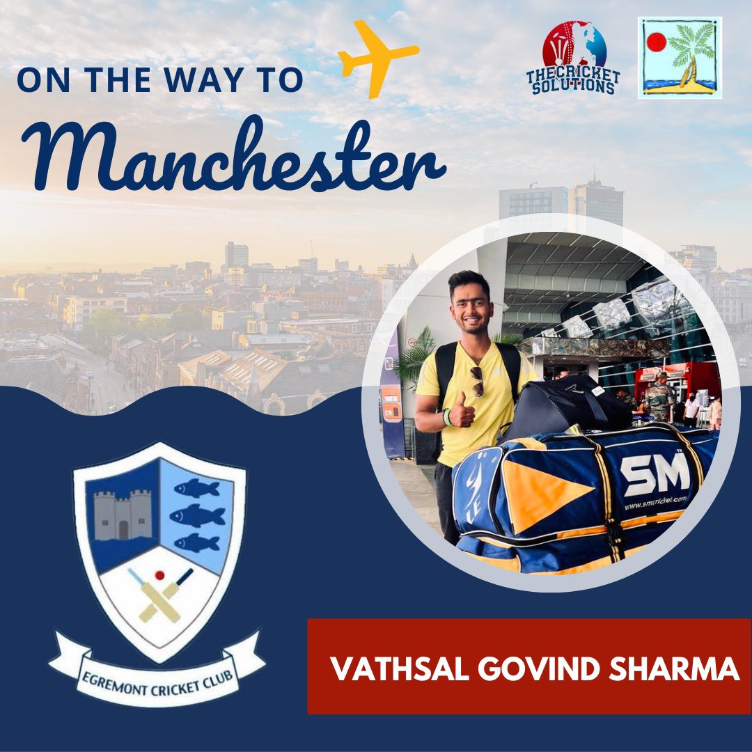 Robert Ashwell (@aceashwell) on Twitter photo Vatsal Govind is on his way <a href="/Egremontcc/">Egremont CC</a> for the summer <a href="/cumbrialeague/">Cumbria Cricket League</a> ✈️🇮🇳
<a href="/karnatakatcs/">TheCricketSolutions</a> Vatsal Govind is on his way <a href="/Egremontcc/">Egremont CC</a> for the summer <a href="/cumbrialeague/">Cumbria Cricket League</a> ✈️🇮🇳
<a href="/karnatakatcs/">TheCricketSolutions</a>