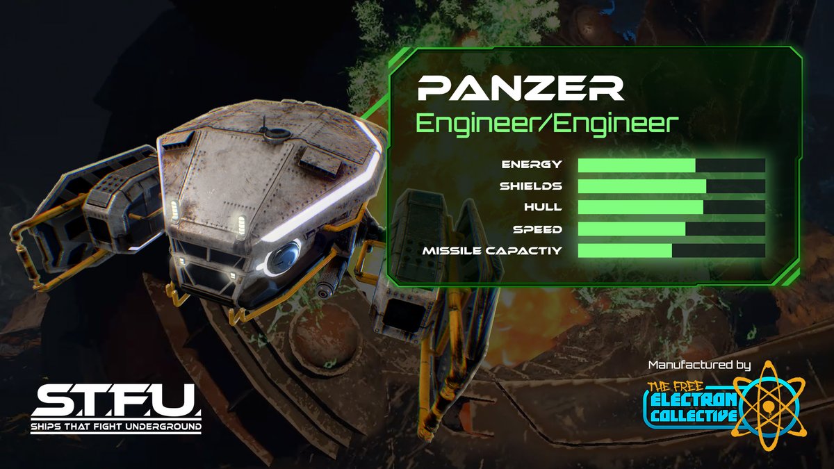 Need a reliable craft in your corner? You can't go wrong with the well-balanced Panzer.

#STFU #STFUGAME #6DOF #Space #Scifi #indiegames #gaming #gamer #games #PCGAMING #FLIGHTSIM