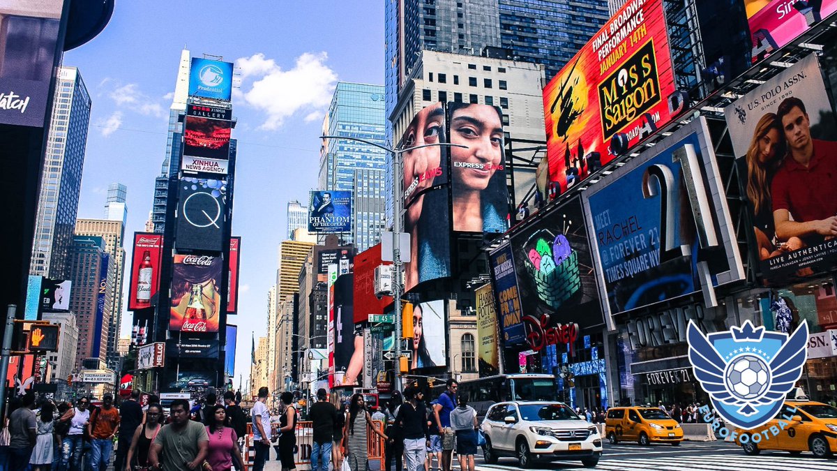 EFootBallAI's tweet photo. #eurofootballai #efbai will be next Friday, April 21, at a Billboard in #TimesSquare  in #NewYorkCity. We will carry out a very aggressive marketing campaign in the next few days!!

#cryptocurrencies #Crypto #CoinMarketCap @CoinMarketCap #cointiger @CoinTigerEX https://t.co/U0Z9Kg4iWe