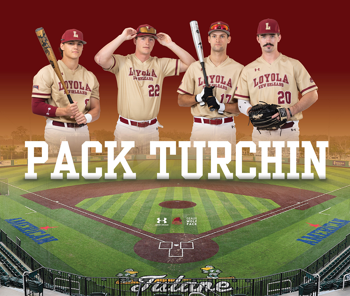 This weekend, the 12th-ranked Wolf Pack plays their last home series just steps away from the Loyola campus at Tulane's Turchin Stadium! 

Students, faculty and staff get in free with your Loyola ID. Everyone else: ow.ly/AWqK50NMNQ9

🎨: Ella Balhoff

#GeauxPack