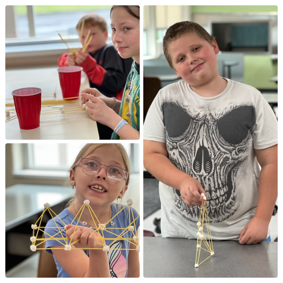 fmteducare's tweet photo. STEM activity with pasta and marshmallows in Science Club #PrettyCreative #WhatCouldYouBuild
Thanks @visithandson #ThanksMrTerry #ScienceIsFun https://t.co/eVAn4c9FOA