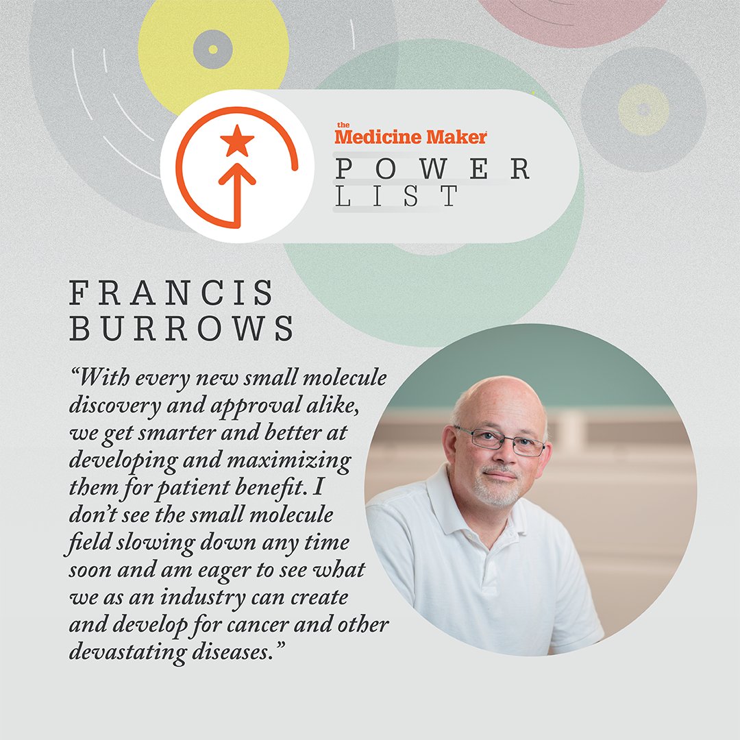 medicine_maker's tweet photo. Join us in congratulating Francis Burrows of @kuraoncology for being named in the top 10 in the Small Molecules category for The Medicine Maker's 2023 Power List 🏆
View the #PowerList23 here
https://t.co/iMQrvjjf5b https://t.co/PXfkuTdZ46