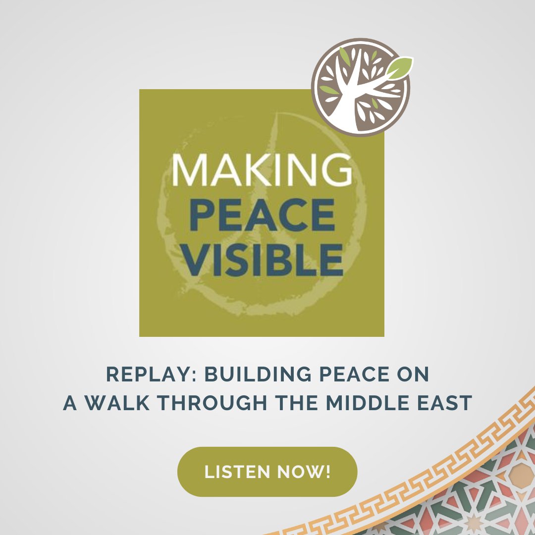 abrahampath's tweet photo. We’re thrilled to share #MakingPeaceVisible podcast! ‘REPLAY: Building peace on a walk through the Middle East’ features API’s Anisa Mehdi and Joshua Weiss.

LISTEN HERE:
https://t.co/1ykGRsu5bd

#History #Diversity #Culture #Heritage #Travel #Podcast #LovePodcast #PodcastLover https://t.co/kMpM7716js