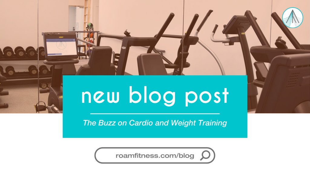 ROAM_Fitness's tweet photo. [BLOG] What's the hype with cardio and weight training? Do I do both on the same day or alternate? What if I'm a powerlifter? Catch our new blog for answers to these questions and more! 
#fitness #travel #weighttraining #cardio #strength #freetoroam https://t.co/57mZ7HPb2c