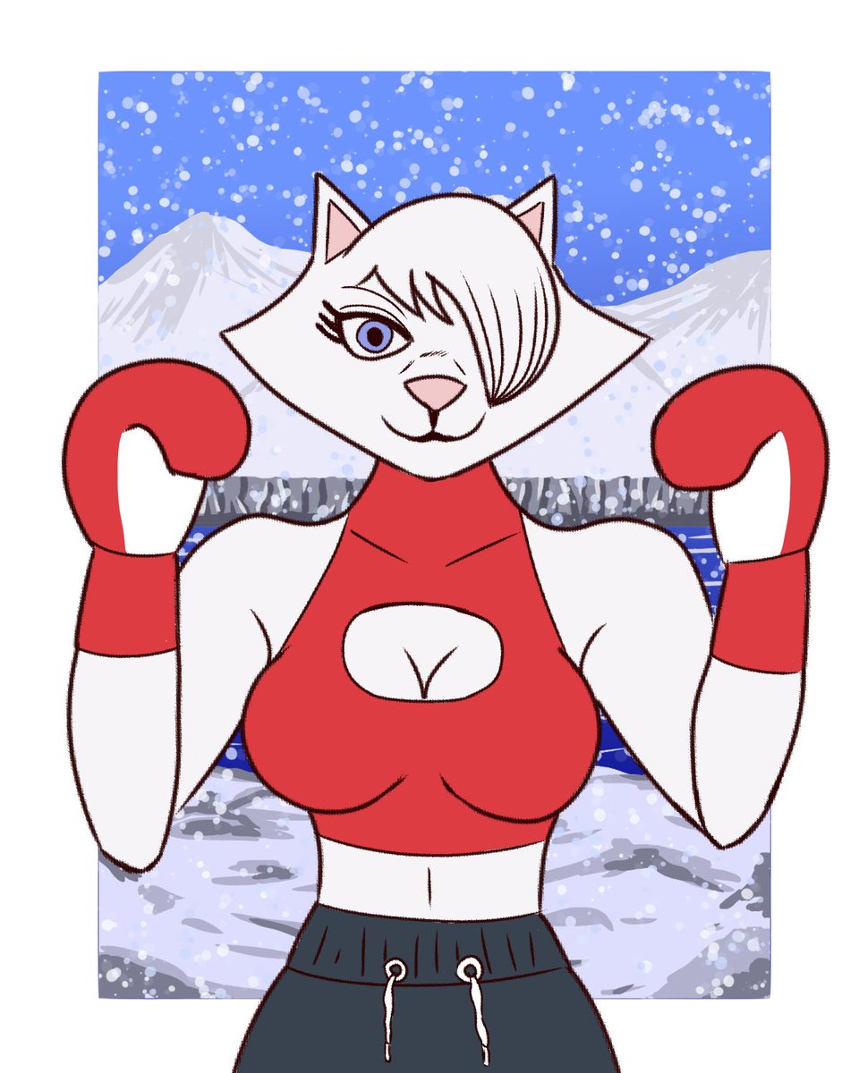 RogerRedcliffe's tweet photo. Cami from Animal Boxing. You can support my artwork and check some more pics on my Patreon: https://t.co/4DUDZskF3f
#furry #female #boxing #wolfess #cami #animalboxing #fanart #digitalmedia https://t.co/fVRYRwegL2