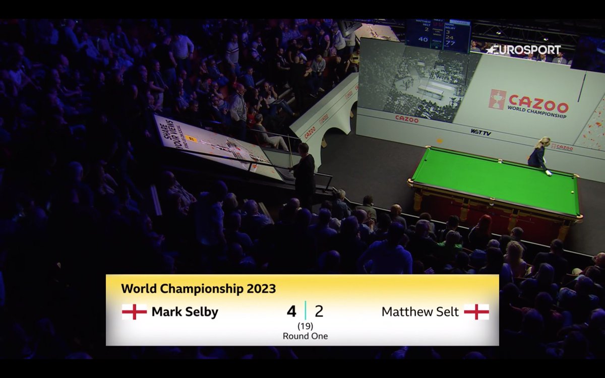 Si alguien se pregunta porque Judd y Neil no suman su segundo título mundial, la respuesta la tiene Mark Selby. 

⬇️Info Torneo⬇️
spainprosnooker.es/world-champion…

#Snooker #LaCasaDelSnooker
#EurosportSnooker #WorldChampionship
#Taom