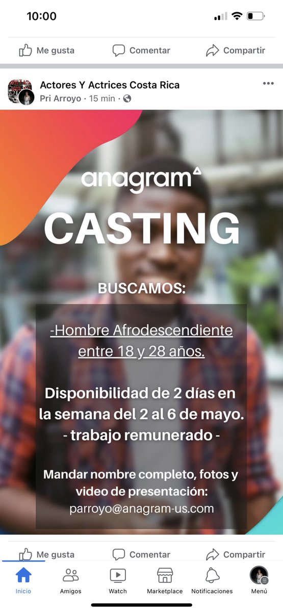 Hola! Por si conocen gente interesada