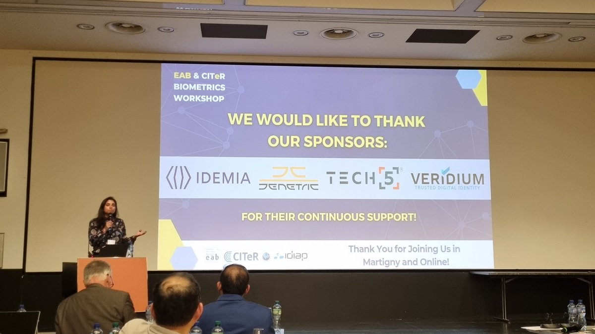 GuyHarris3's tweet photo. Thanks to the #EAB team and all of the speakers for delivering a  fantastic PAD workshop during the last two days at #Idiap in Martigny. https://t.co/HEPQ8vLcqD