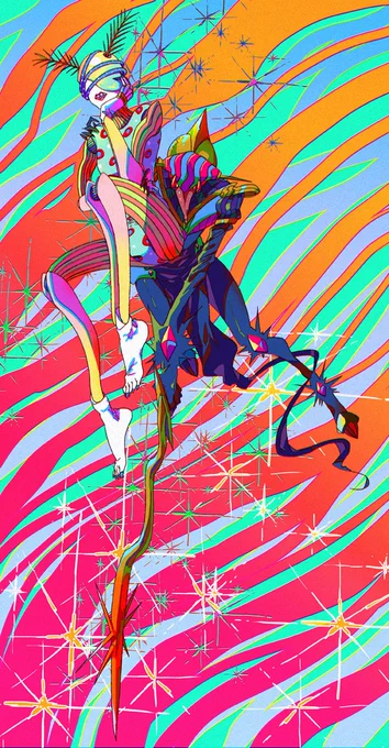 創作絵 