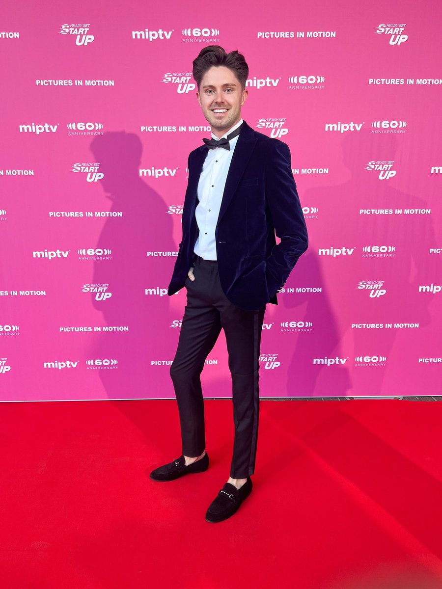 SCcrowther's tweet photo. WHAT A WEEKEND ๐ซ in Cannes for the launch of #readysetstartup coming to your screens May 17th on @PrimeVideo featuring @thealisonedgar #miptv #cannes https://t.co/st2IKjLkb4