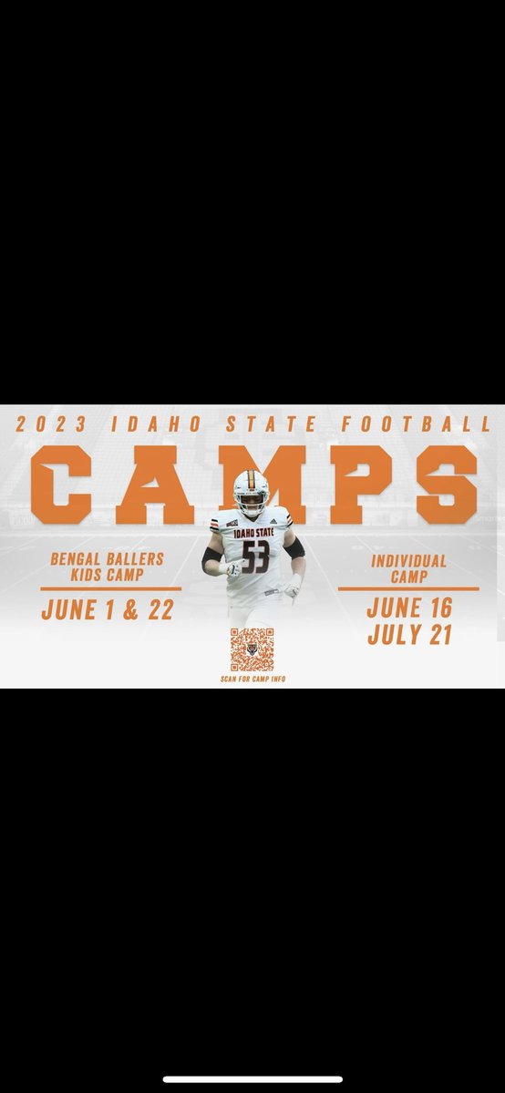 Thank you <a href="/BengalGridiron/">Idaho State Football</a> for the Junior day invite ! <a href="/CoachJThomp/">Jesse Thompson</a> <a href="/CoachMondt/">Coach Joshua Mondt🏴‍☠️</a> Also looking forward to attending camp in July ! <a href="/SwainChristian5/">Coach Swain</a> <a href="/BrandonHuffman/">Brandon Huffman</a> <a href="/CoachAJordan/">Coach Anthony Jordan, MBA</a>