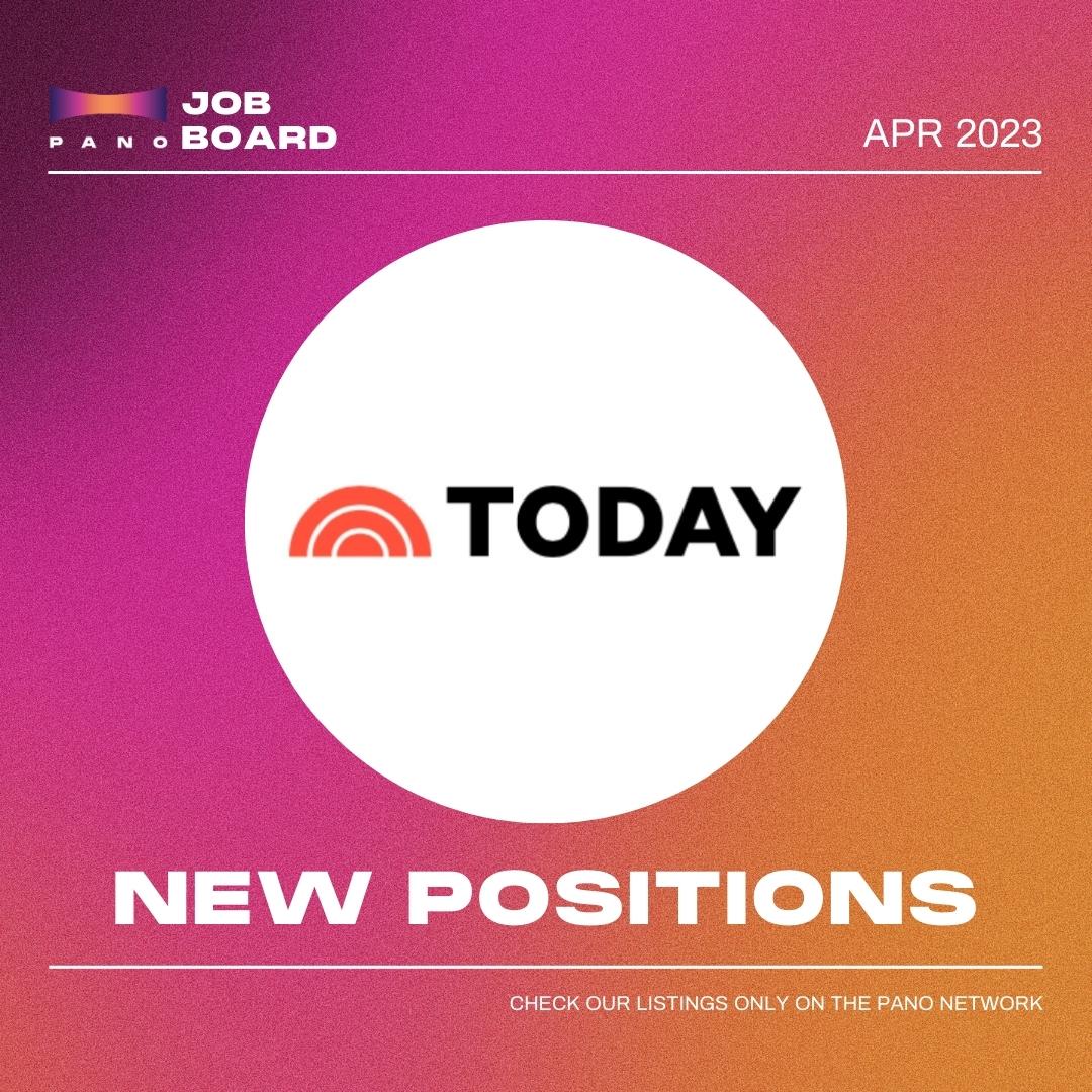 panonetwork's tweet photo. Looking for work? Check out the latest job openings for @TODAYshow @ReelWorks @UNCSchoolofArts @austinfilm on the #panonetwork jobs board and apply today! #workinfilm #womeninfilm https://t.co/ljS2f2Ea35