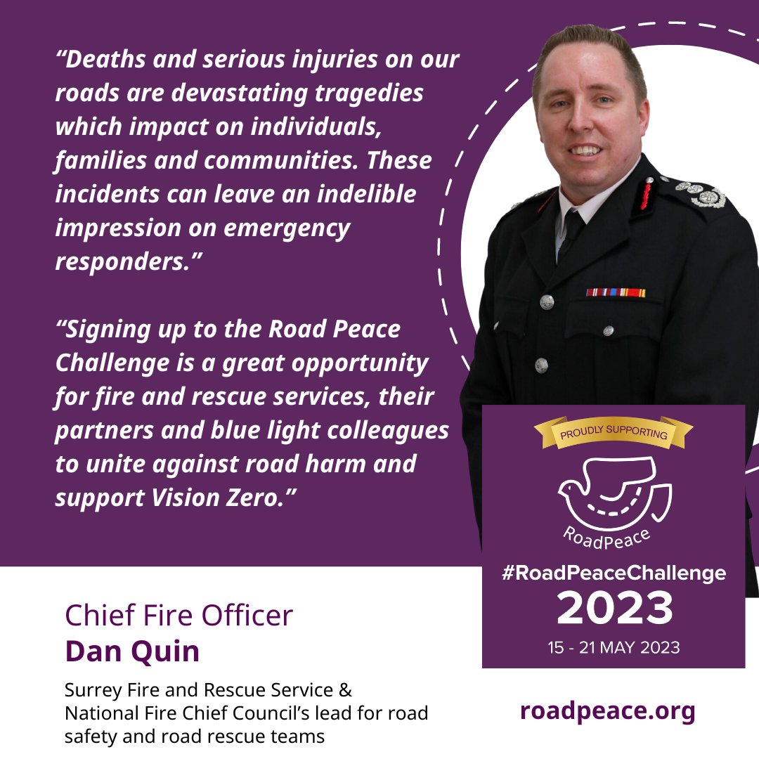 RoadPeace's tweet image. The UK’s top roads policing and road rescue chiefs are joining forces with bereaved families to make a united stand against road death and injury: bit.ly/3Le0eS7 #RoadPeaceChallenge #VictimsVoice