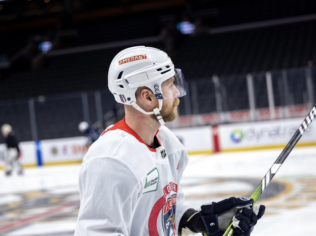 FlaPanthers's tweet photo. Benny’s back in. https://t.co/k5JDH1feqT