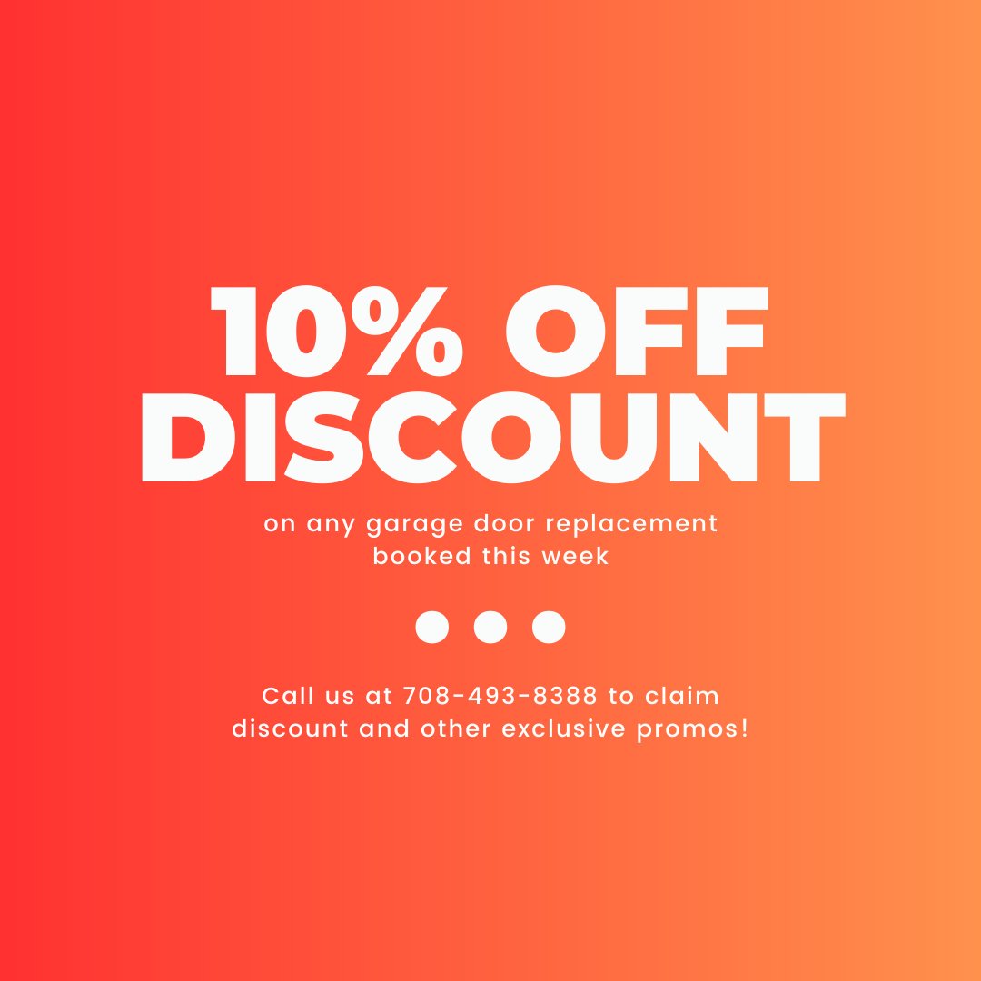 allseasons_door's tweet image. If you&apos;re not comfortable installing your own garage door, our team of experts is here to help! Plus, for this week only, we&apos;re offering a 10% discount on any garage door replacement booked. #garagedoorinstallation #stepbystepinstructions #professionalhelp #discountoffer