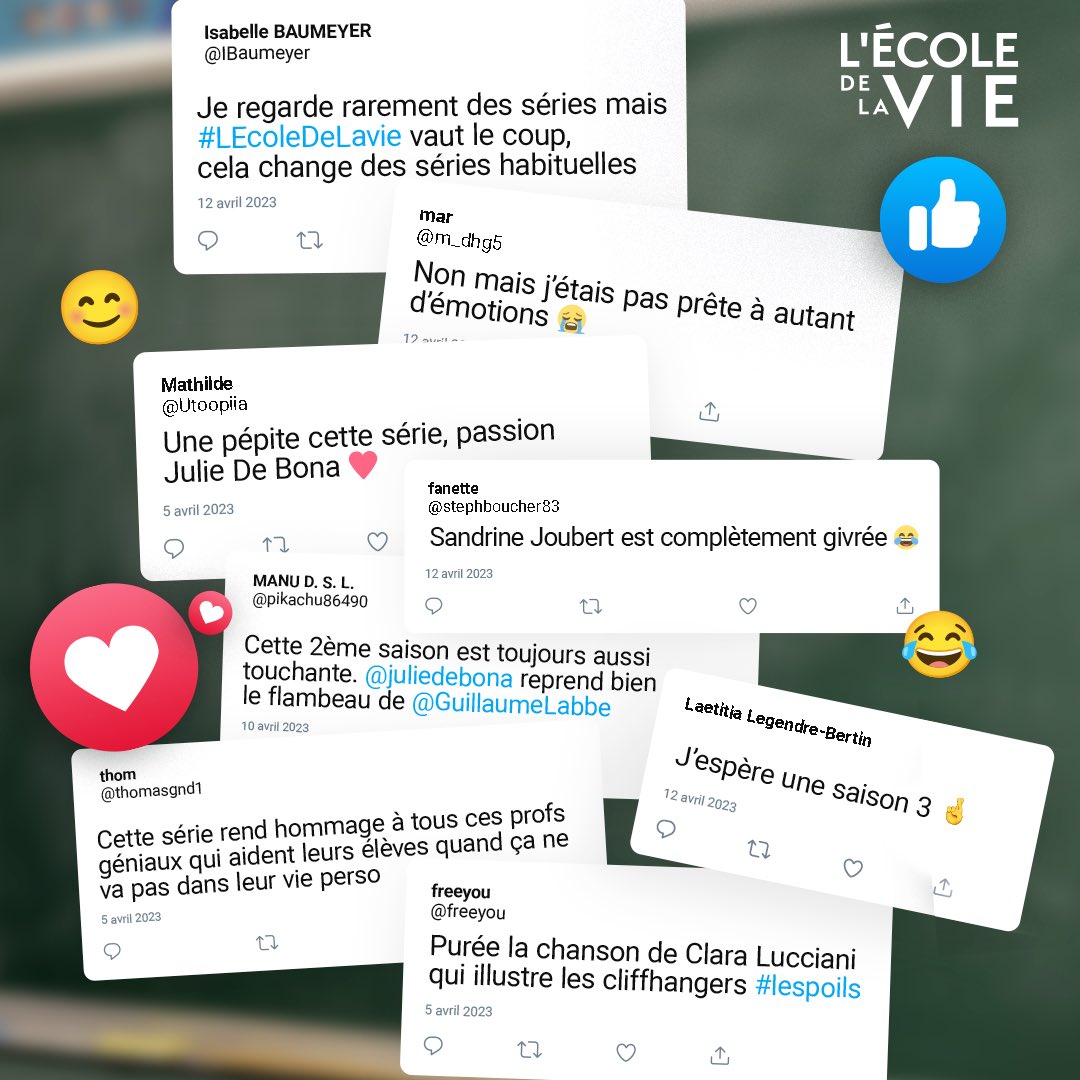 lecoledelavie's tweet photo. Ça serait dommage de manquer la fin ce soir à 21:10 sur @france2tv
@Nagui
#LEDLV #LEcoleDeLaVie https://t.co/KKQD296kgs