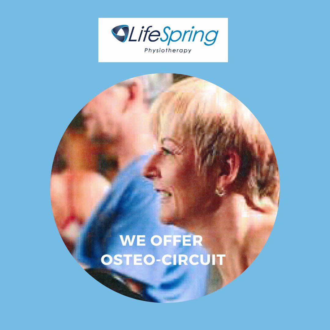 LifeSpringPT's tweet photo. If you have #osteoporosis or osteopenia, our physios can design a customized #exercise program which is safe for YOUR bones. Contact us for your free 10 minute phone consultation to see how @OsteoCircuit #physiotherapy can benefit you! #bonesafe #physiocanhelp https://t.co/lpxh0tyZzj