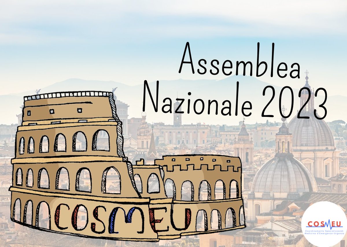 Le iscrizioni per l'Assemblea Nazionale 2023 sono aperte! Vi aspettiamo numerosi a Roma il 19 e 20 maggio.
Per partecipare compila il form o vai sul nostro sito per ulteriori dettagli.

docs.google.com/forms/d/e/1FAI…

#goCoSMEU #CompetenceMatters #gomeu