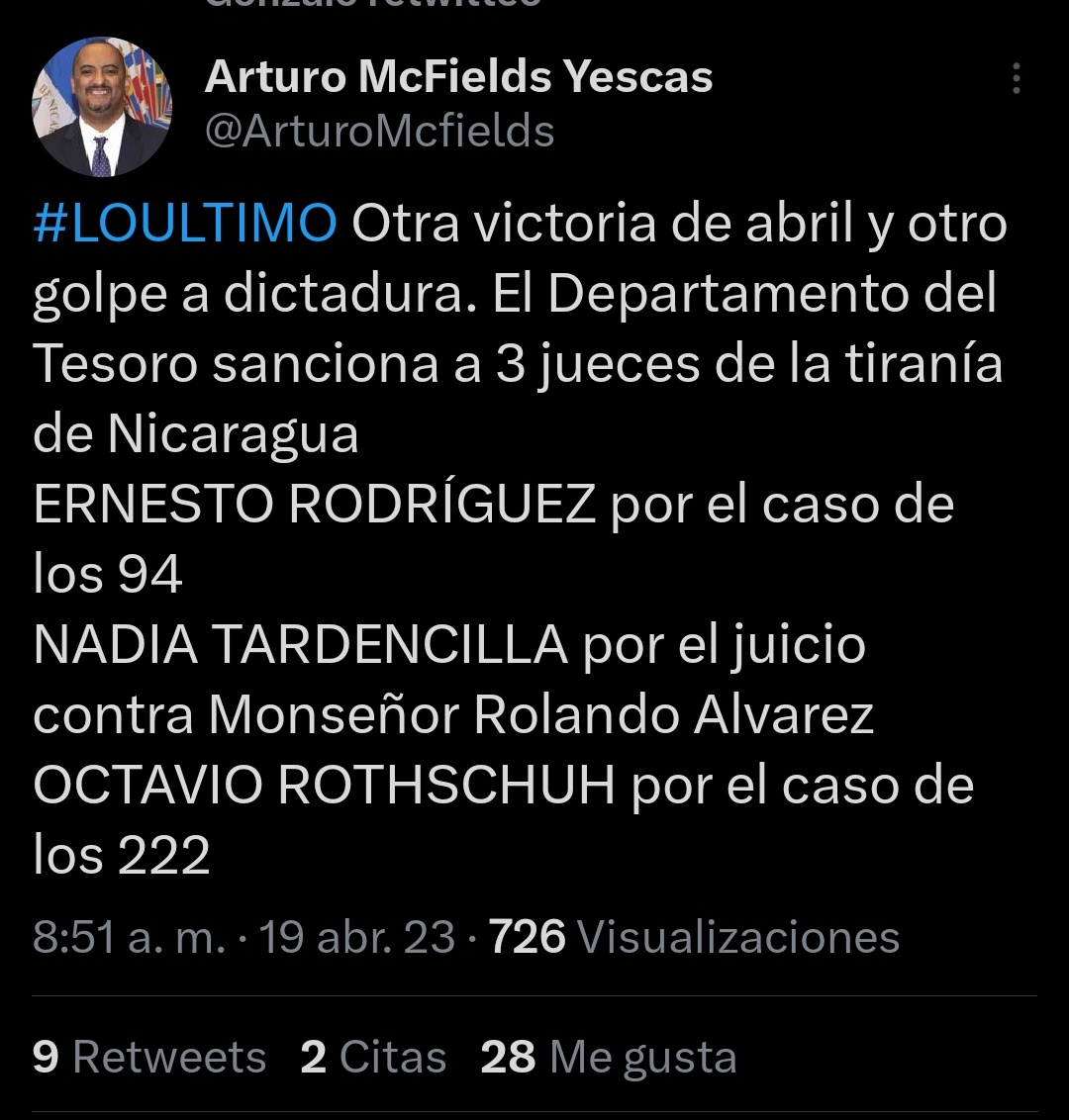 nicaragua_rene's tweet photo. #19Ab
Saben como es el trafico d Droga?
1 mula es capturada con poca droga, para mantener apariencia, mientra q x otro lado pasan tonelada
Igual pasa, Sancionan a pequeños colaboradores d regimen 🤦♂️
MIENTRA AL EJERCITO O LA CONEXIONES NO LE HACEN NADA
IDIOTA LOS Q SE EMOCIONAN https://t.co/HtbJD2CC1S