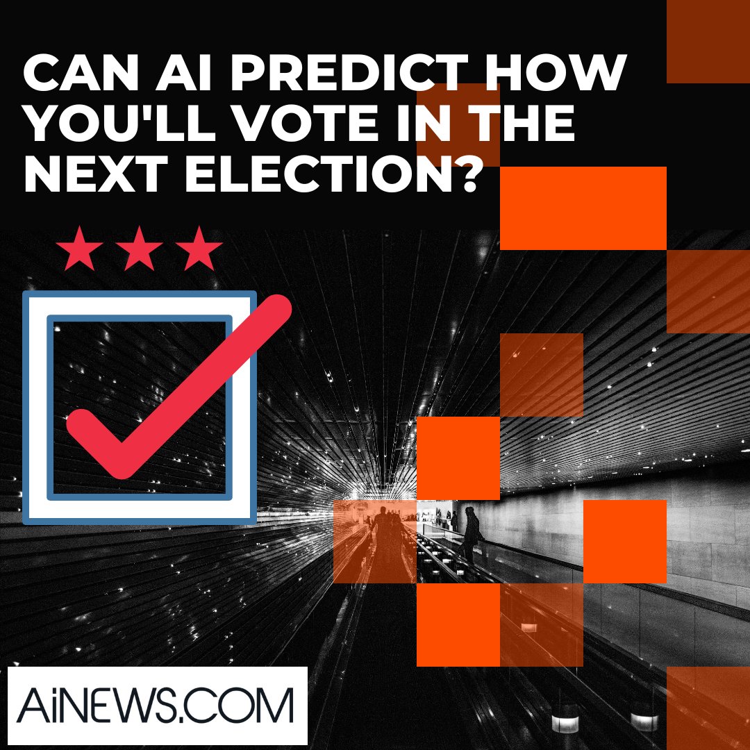 AiNewsDotCom's tweet image. Can AI predict how you'll vote in the next election? A new study proves artificial intelligence can respond to complex survey questions like a real human.
Learn more: sciencedaily.com/releases/2023/…
.
#AiNews #PowerOfAi #ArtificialIntelligenceApplications #DisruptingIndustries
