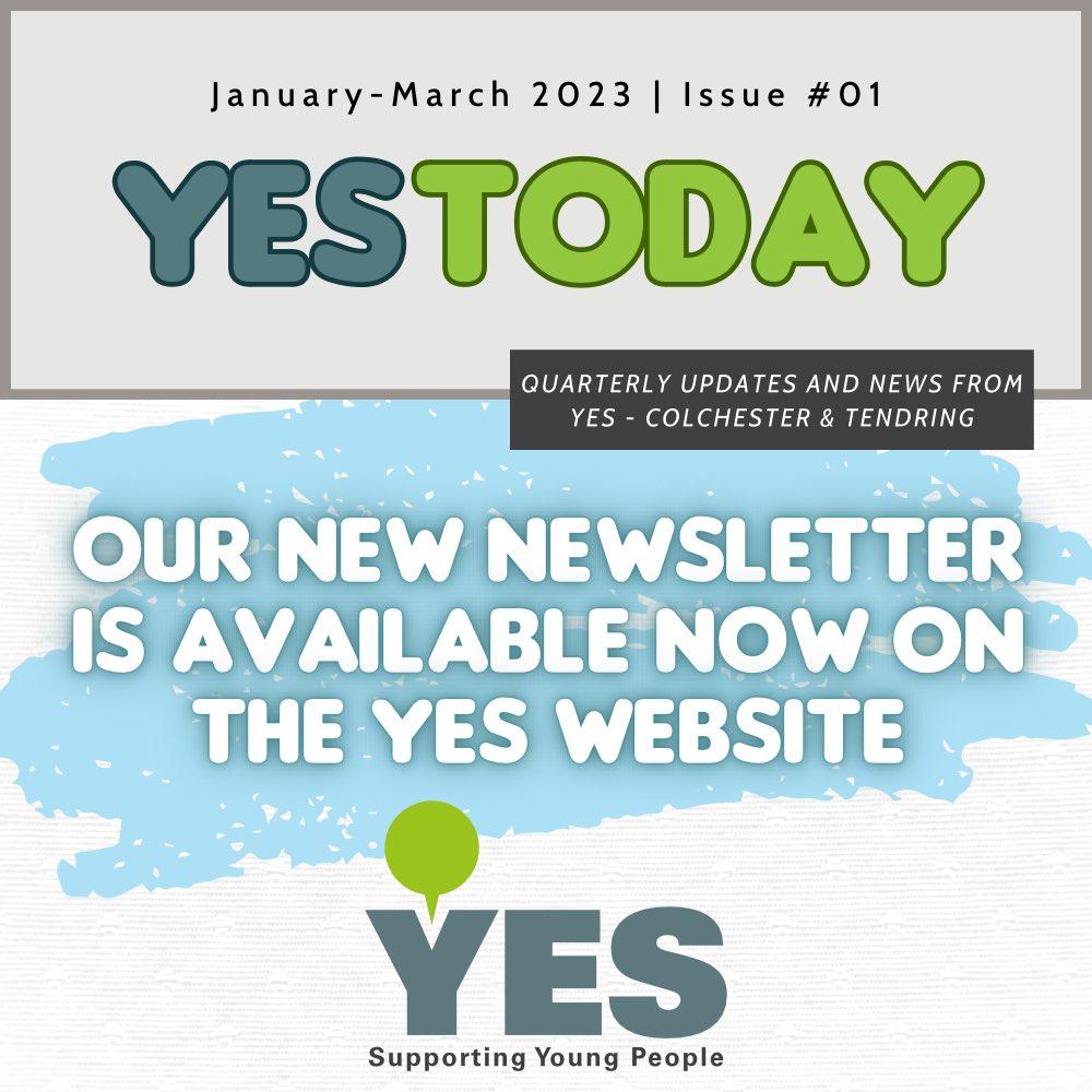 We’ve got a brand new newsletter- you heard it here first! 👀 Check it out on the YES website today! 

#essexcharity #charitywork #colchestercharity #volunteercolchester #colchesterbusiness #colchesterbusinessawards2023 #livedexperience #londonmarathon #essexcharity #charitynews