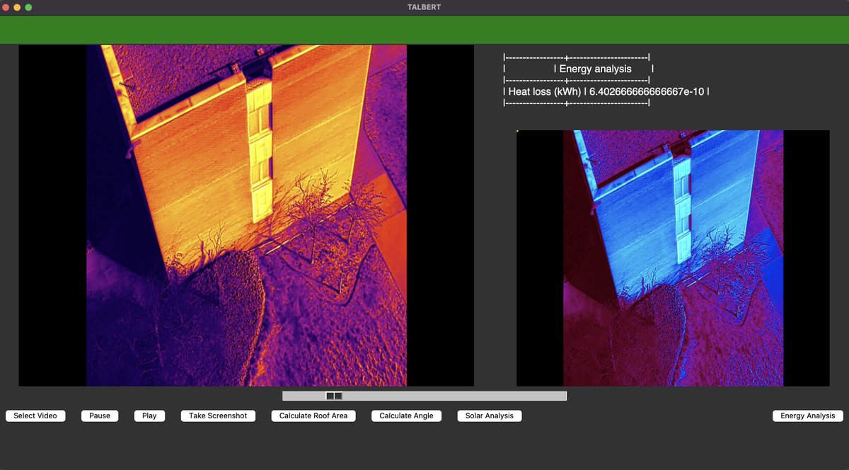 TALBERT_UL's tweet photo. It's been a busy few weeks wrapping up the project 😀, check out these screenshots we gathered when we ran the data through our AI model which identifies area of energy inefficiency. Some very interesting results were identified - take a look! #ULsustainabilitychallenge #UL #AI https://t.co/rw3IiobCzA