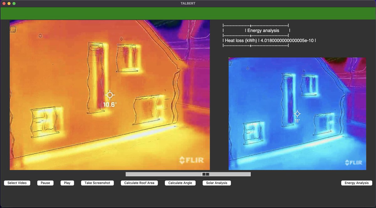 TALBERT_UL's tweet photo. It's been a busy few weeks wrapping up the project 😀, check out these screenshots we gathered when we ran the data through our AI model which identifies area of energy inefficiency. Some very interesting results were identified - take a look! #ULsustainabilitychallenge #UL #AI https://t.co/rw3IiobCzA
