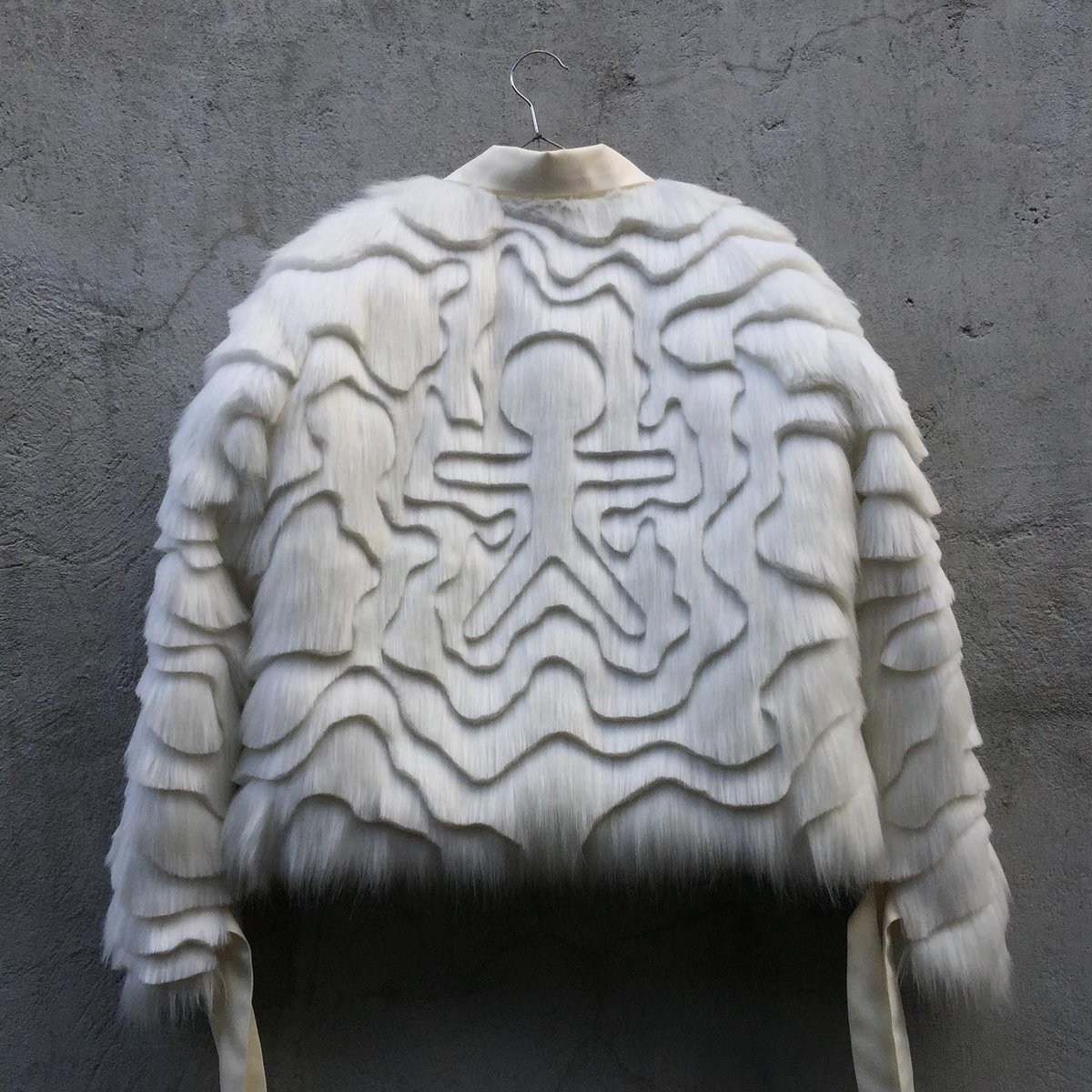 highsnobiety's tweet photo. Rippled hand-cut faux fur jacket by @lebylemoria https://t.co/xP56MQRh3j