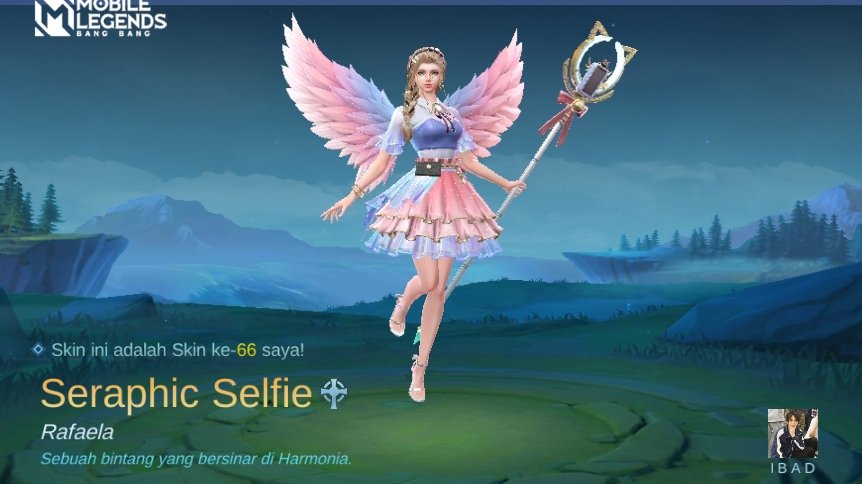 geunyangchingu's tweet photo. Saya baru saja mendapatkan Skin baru Seraphic Selfie di Mobile Legends: Bang Bang! Ayo kita berhadapan melawan Player MOBA terbaik dunia bersama-sama! 
https://t.co/67ASeHkkbT https://t.co/TOveKTOoZq