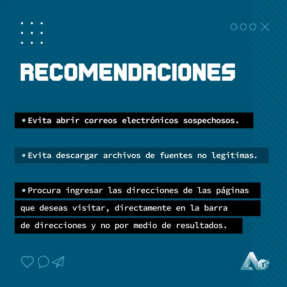 ⚠️ Alerta de Seguridad ⚠️ 
Nuevo Malware en navegadores de internet

#malware #redwinterdog #SAT #Mexico #navegadores