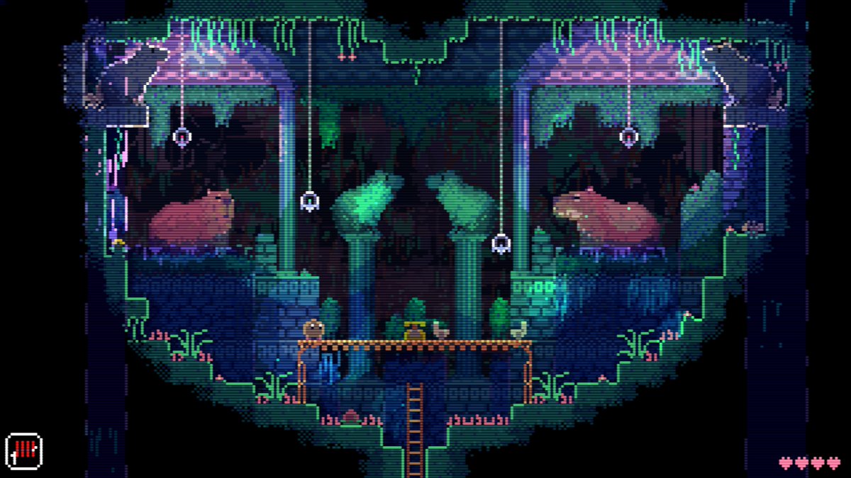 NintendoEurope's tweet photo. Hello, ʜᴇʟʟᴏ, ʰᵉˡˡᵒ…

Discover a world inhabited by peculiar creatures in the deep, dank depths of Animal Well, launching on #NintendoSwitch this winter! https://t.co/VgqWlvsx2h