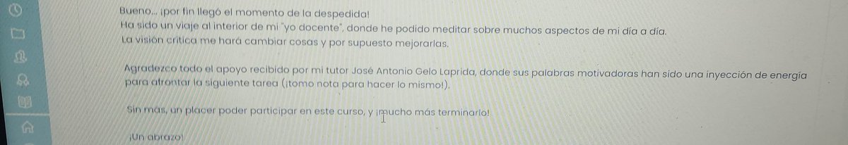 geloclarinet's tweet photo. 6️⃣0️⃣ Participantes 🧑🏻💻👩💻
6️⃣1️⃣0️⃣ Tareas evaluadas ✏️
1️⃣0️⃣ Semanas
#Feedback que dan vida de l@s súper maestr@s🦸♂️🦸♀️ de la formación #CDDB2 que he tenido la suerte de poder guiar y orientar 🧭 en el #AVFP 💻
MIL GRACIAS por vuestro esfuerzo, dedicación y creaciones👩💻🧑🏻💻 https://t.co/GJMnO2yo3S