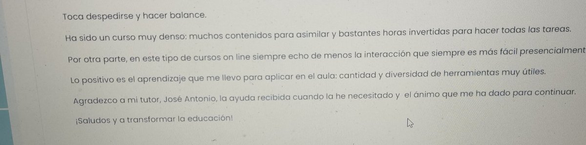 geloclarinet's tweet photo. 6️⃣0️⃣ Participantes 🧑🏻💻👩💻
6️⃣1️⃣0️⃣ Tareas evaluadas ✏️
1️⃣0️⃣ Semanas
#Feedback que dan vida de l@s súper maestr@s🦸♂️🦸♀️ de la formación #CDDB2 que he tenido la suerte de poder guiar y orientar 🧭 en el #AVFP 💻
MIL GRACIAS por vuestro esfuerzo, dedicación y creaciones👩💻🧑🏻💻 https://t.co/GJMnO2yo3S