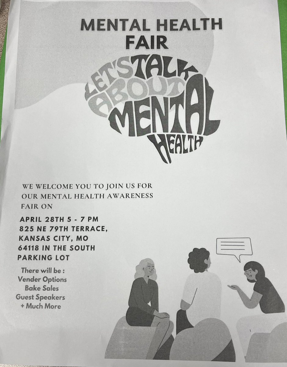 I’m excited to see that Staley Stuco is hosting this mental health fair!