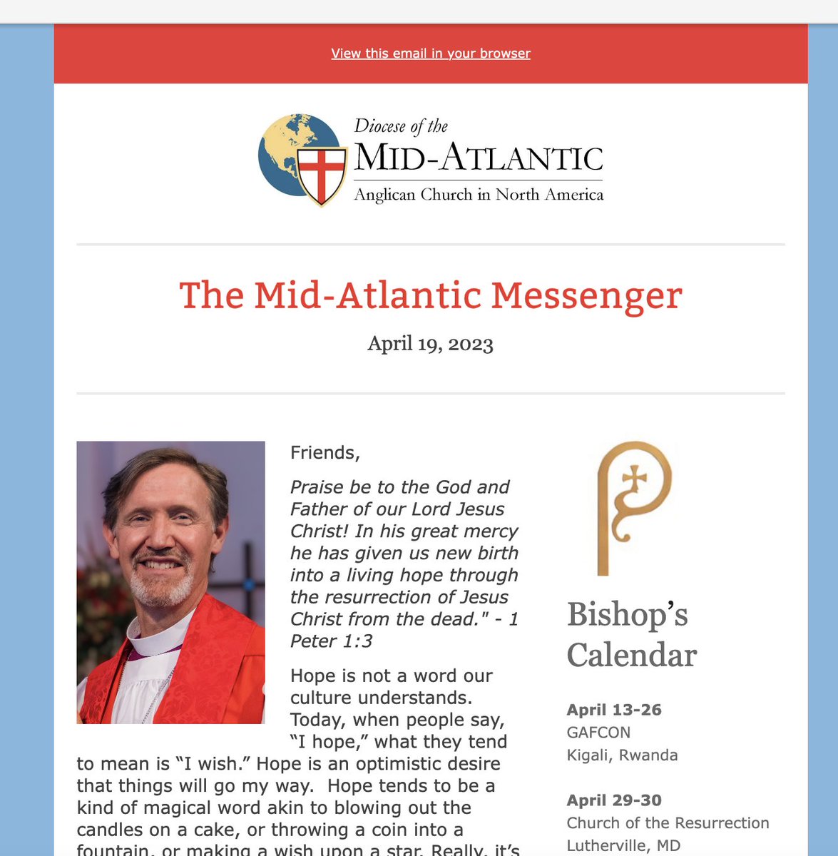 Mid-Atlantic Diocese tweet media