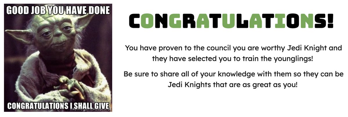 EtheridgeARC15's tweet image. Wooo!! I broke out of the STAAR Wars Google Sites Escape room! #GISDGoogleOutWeek @DigitalGISD #GISDlearning