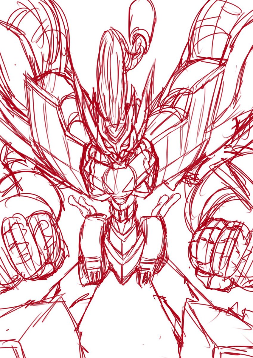 昔描いたレッドゾーン 