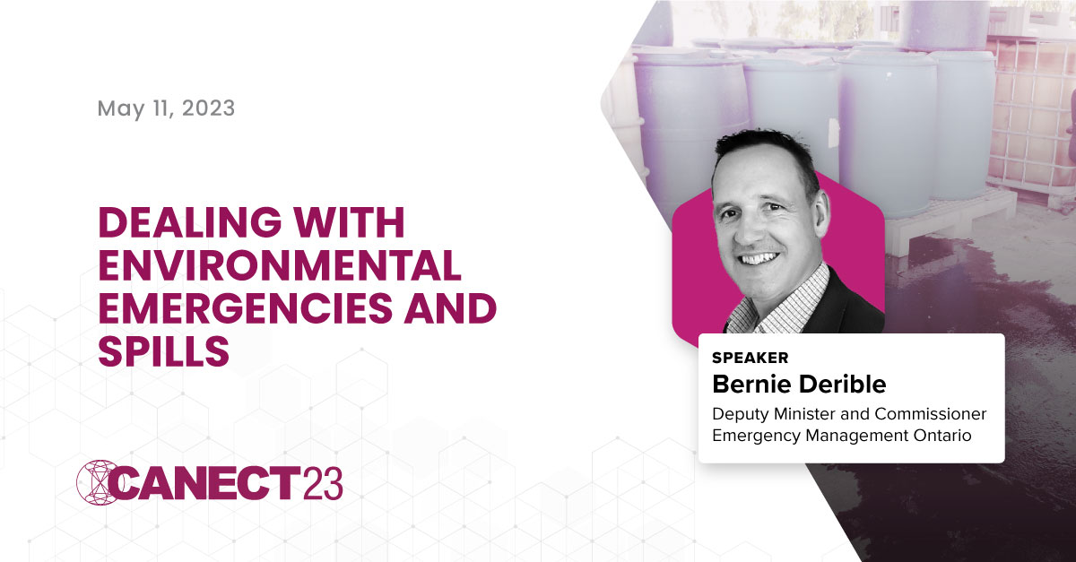 CANECTEvent's tweet photo. We are honoured to welcome Bernie Derible, Deputy Minister and Commissioner of Emergency Management Ontario to #CANECT23!
The Deputy Minister will speak about Ontario's new Emergency Management Strategy and Action Plan on May 11
Course details & register https://t.co/FzsWDv3RYU https://t.co/XwBypAyfjY