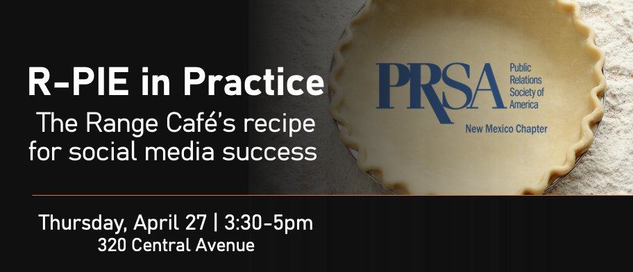 This month's program teaches you to follow the R-PIE recipe – Research, Planning, Implementation, and Evaluation.

Join us at <a href="/TheRangeCafe/">The Range Cafe</a> this month to learn how R-PIE can be baked into any communications channel!

Register: rb.gy/xjzdo