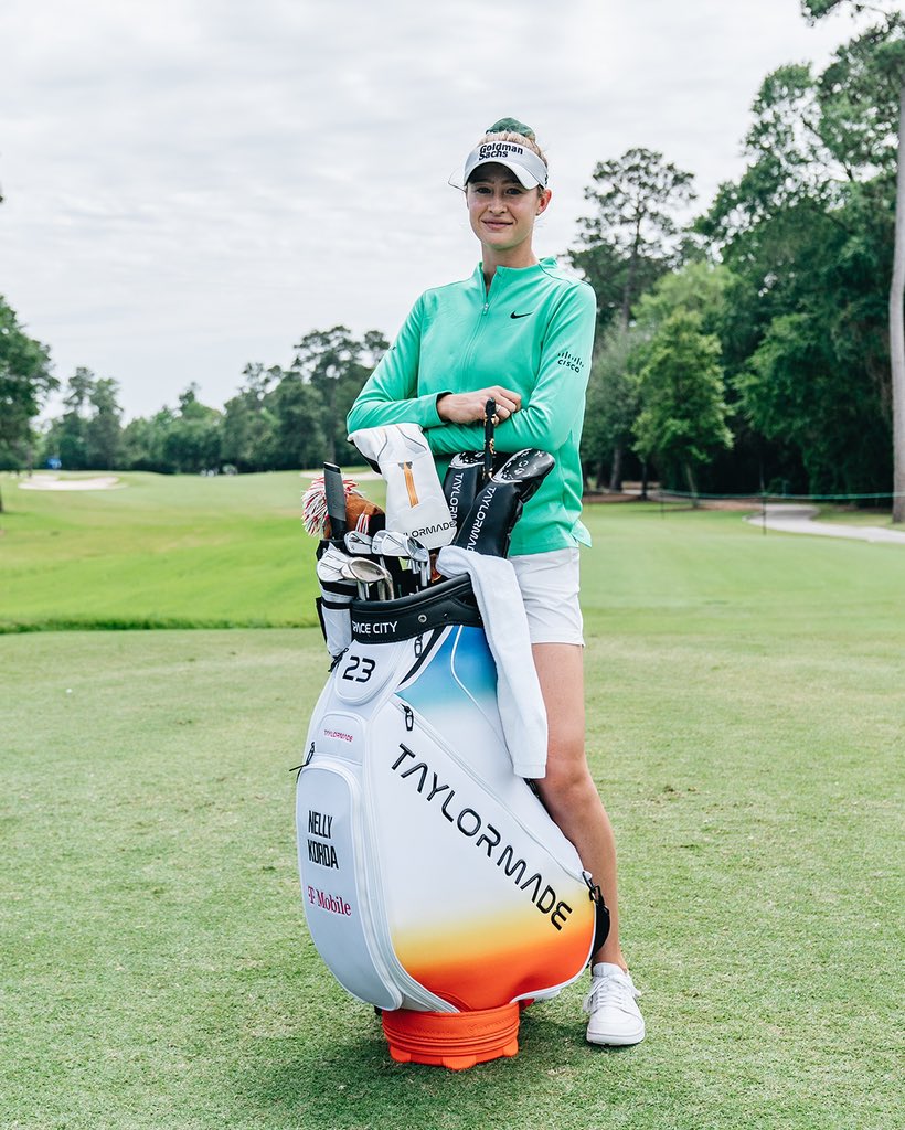 TaylorMadeTour's tweet photo. Houston, we have lift off. 🚀 

The Chevron Championship major staff bag and accessories are inspired by the city that sends us into orbit, and is full of celestial callouts. #TeamTaylorMade https://t.co/UYOG2CwesO