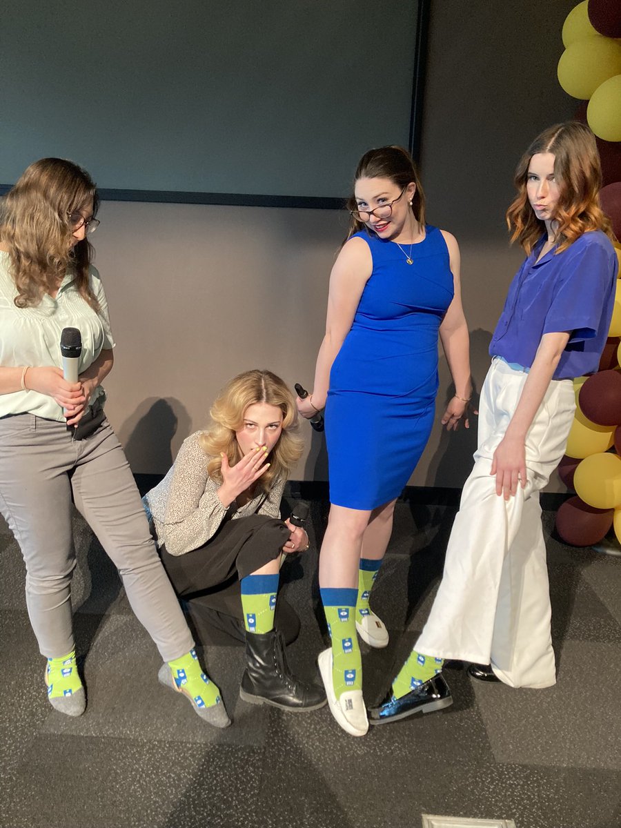 Here’s a shot of my <a href="/Yubico/">Yubico | #YubiKey</a> team members and I sporting our lucky  #YubiKey YubiSocks before taking the stage for our final client presentation✅