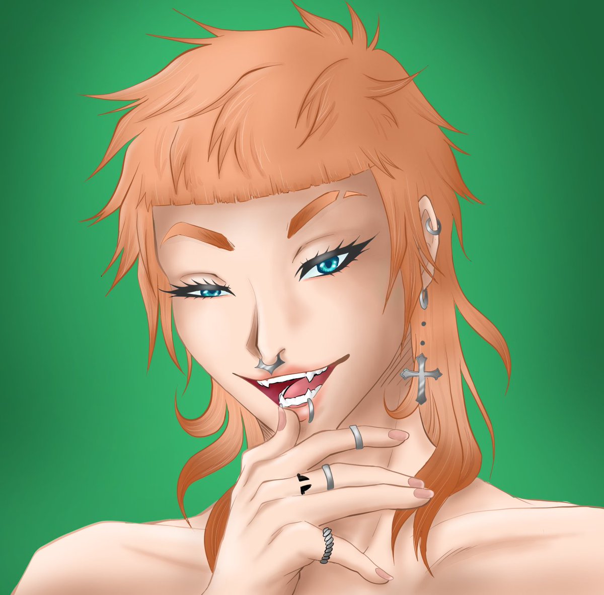 Rizzlemonster's tweet photo. Well... I finished a new piece today!!! Did part off stream though! So happy with the outcome! https://t.co/wCuZjEgL5I