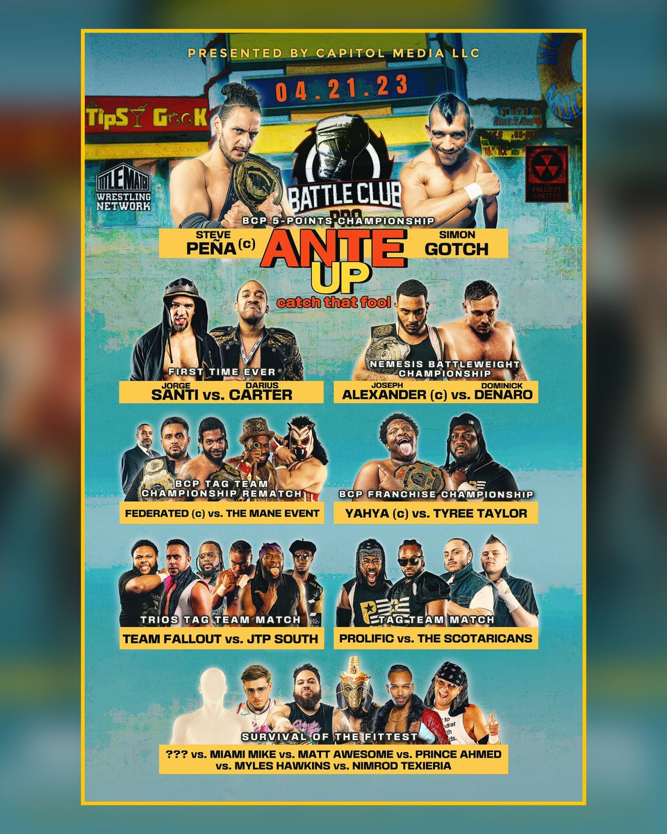 TheIsaiahWolf's tweet image. We got a BUSY weekend @Battleclubpro and then title defense at @WrestlingMagic....
Entering to the Summer of #PROLIFIC strong 

#AmericanGangsta #GoldStandard #HeavyHitter #MzWhatThatLariatDo #ProWrestling #BQE #NYC